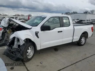 2022 Ford F-150 XL z VIN 1FTEX1CB2NKE71227, wystawiony jako Copart lot #41760385 z przebiegiem 27 946 mil mil oraz Szkoda całkowita • Salvage title. Historia ofert i sprzedaży dostępna na DreamBid. Obrazek 1.