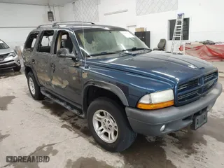 2003 Dodge Durango Sport with VIN 1D4HS38N33F525010, listed as a IAAI auction lot 41456323 with 0 mi miles. Bid and sale history available at carsss.com. Image 1.