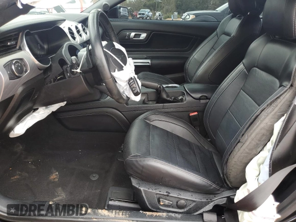 2022 Ford Mustang GT with VIN 1FA6P8CF4N5134479, listed as a Copart auction lot 50266095 with 35,678 mi miles and Salvage Title. Bid and sale history available at carsss.com. Image 7.