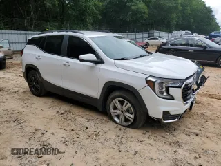 2022 GMC Terrain SLE with VIN 3GKALMEV1NL149023, listed as a Copart auction lot 58888875 with 22,071 mi miles and Salvage title. Bid and sale history available at DreamBid. Image 4.