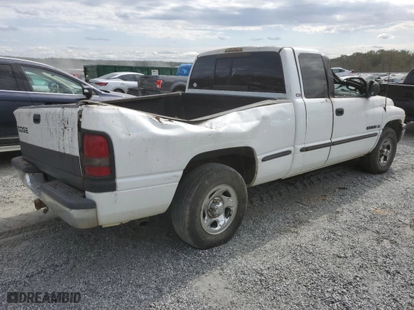 1999 Dodge Ram 1500 with VIN 1B7HC13Y1XJ500111, listed as a Copart auction lot 76067834 with 0 mi miles and Salvage Title. Bid and sale history available at carsss.com. Image 3.