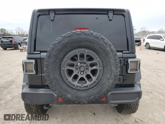 2023 Jeep Wrangler Sport S with VIN 1C4HJXDG6PW695690, listed as a Copart auction lot 45729705 with 1,584 mi miles and Salvage Title. Bid and sale history available at DreamBid. Image 6.