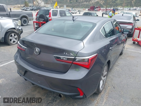 2019 Acura ILX with VIN 19UDE2F35KA000848, listed as a IAAI auction lot 41895680 with 97,050 mi miles. Bid and sale history available at carsss.com. Image 4.