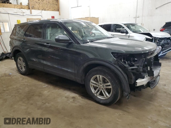 2022 Ford Explorer with VIN 1FMSK8BH0NGC20396, listed as a Copart auction lot 87469724 with 23,633 mi miles and Salvage Title. Bid and sale history available at carsss.com. Image 4.