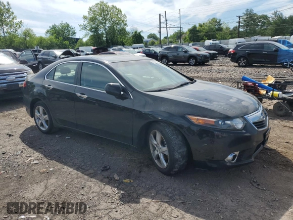 2011 Acura TSX with VIN JH4CU2F69BC015895, listed as a Copart auction lot 57551225 with 136,859 mi miles and Salvage title. Bid and sale history available at DreamBid. Image 4.