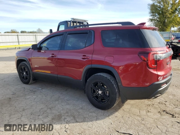 2020 GMC Acadia AT4 z VIN 1GKKNLLS2LZ120346, wystawiony jako Copart lot #80435014 z przebiegiem 41 348 mil mil oraz Szkoda całkowita • Salvage title. Historia ofert i sprzedaży dostępna na DreamBid. Obrazek 2.