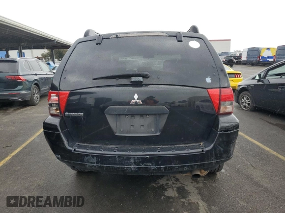 2006 Mitsubishi Endeavor XLS with VIN 4A4MM31S46E078065, listed as a Copart auction lot 84957554 with 211,462 mi miles and Salvage Title. Bid and sale history available at carsss.com. Image 6.