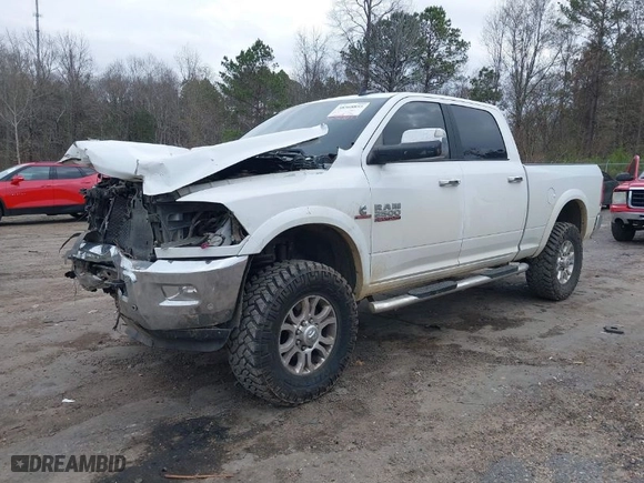 2018 Ram 2500 Laramie with VIN 3C6UR5FL2JG204745, listed as a IAAI auction lot 38568855 with 132,338 mi miles. Bid and sale history available at carsss.com. Image 2.