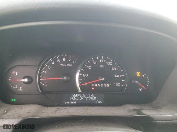 2008 Cadillac DTS w/1SC with VIN 1G6KD57Y28U197587, listed as a Copart auction lot 50926735 with 151,788 mi miles and Salvage Title. Bid and sale history available at carsss.com. Image 9.
