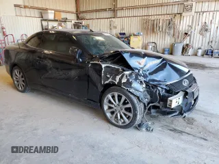 2013 Lexus IS 250 C with VIN JTHFF2C2XD2528574, listed as a Copart auction lot 81268344 with Not provided miles and Salvage title. Bid and sale history available at DreamBid. Image 4.