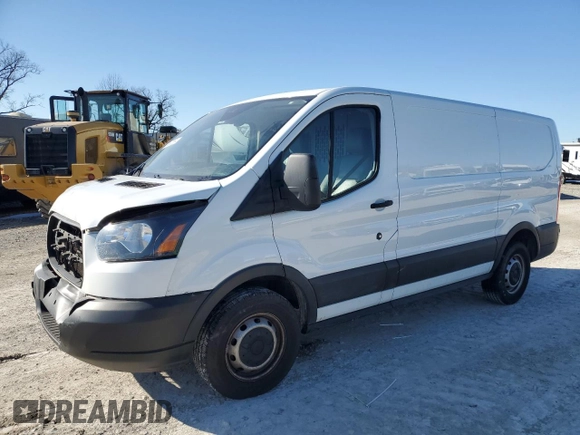 2019 Ford Transit with VIN 1FTYE1ZM6KKA48402, listed as a Copart auction lot 86892884 with 118,636 mi miles and Salvage title. Bid and sale history available at DreamBid. Image 1.