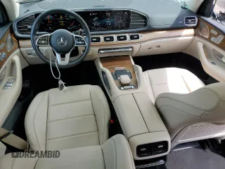 2022 Mercedes-Benz GLS 450 with VIN 4JGFF5KE5NA716162, listed as a Copart auction lot 67067154 with 64,142 mi miles and Salvage Title. Bid and sale history available at DreamBid. Image 8.