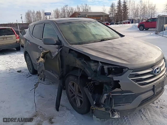 2018 Hyundai Santa Fe Sport 2.4L with VIN 5XYZTDLB7JG568826, listed as a Copart auction lot 48599445 with 94,758 mi miles and Salvage Title. Bid and sale history available at carsss.com. Image 11.