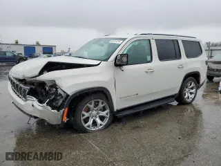 2022 Jeep Wagoneer Series II with VIN 1C4SJVBT0NS142550, listed as a Copart auction lot 86101014 with 0 mi miles and Salvage Title. Bid and sale history available at carsss.com. Image 1.