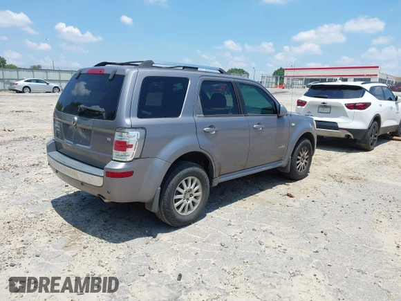 2008 Mercury Mariner Premier with VIN 4M2CU87118KJ08023, listed as a IAAI auction lot 42545623 with 161,639 mi miles and . Bid and sale history available at DreamBid. Image 4.