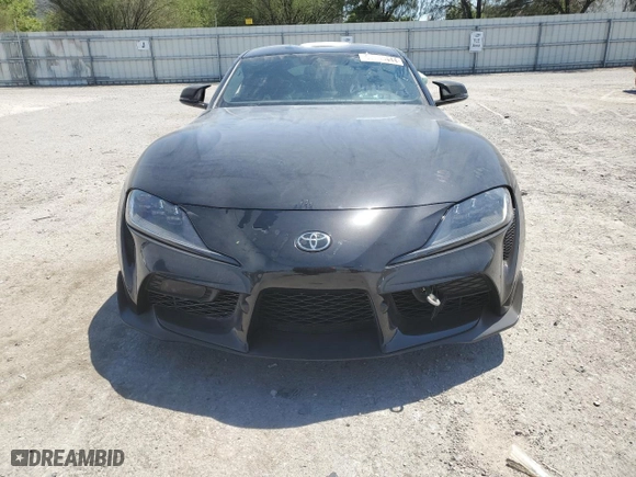 2023 Toyota GR Supra 3.0 with VIN WZ1DB0G02PW059934, listed as a Copart auction lot 61283444 with 12,027 mi miles and Salvage Title. Bid and sale history available at carsss.com. Image 5.
