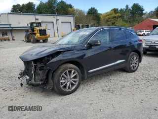 2024 Acura RDX Technology with VIN 5J8TC2H58RL013687, listed as a Copart auction lot 54567465 with 9,850 mi miles and Salvage title. Bid and sale history available at DreamBid. Image 1.