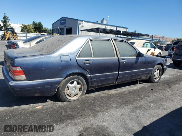1997 Mercedes-Benz S-Class with VIN WDBGA51GXVA335738, listed as a Copart auction lot 68580254 with 0 mi miles and Clean Title. Bid and sale history available at carsss.com. Image 3.
