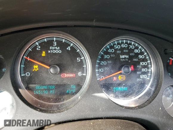 2012 Chevrolet Tahoe LTZ with VIN 1GNSKCE08CR322969, listed as a Copart auction lot 50604555 with 165,190 mi miles and Salvage title. Bid and sale history available at DreamBid. Image 9.