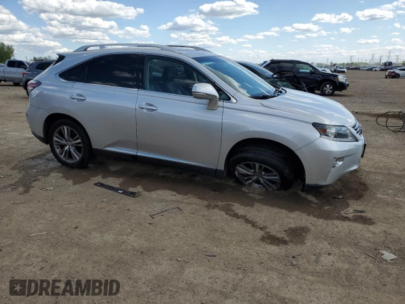 2015 Lexus RX 350 with VIN 2T2BK1BA7FC300143, listed as a Copart auction lot 58147855 with 89,512 mi miles and Salvage title. Bid and sale history available at DreamBid. Image 4.