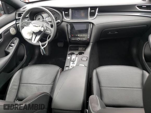 2023 Infiniti QX50 Sport with VIN 3PCAJ5FB4PF122220, listed as a Copart auction lot 66588284 with 8,176 mi miles and Salvage Title. Bid and sale history available at DreamBid. Image 8.