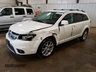 2013 Dodge Journey Crew with VIN 3C4PDCCG7DT548728, listed as a Copart auction lot 51146503 with 105,896 mi miles and Salvage title. Bid and sale history available at DreamBid. Image 1.