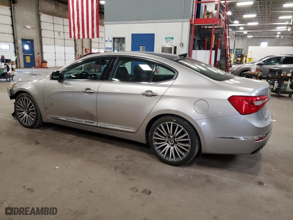 2014 Kia Cadenza Premium with VIN KNALN4D77E5125016, listed as a Copart auction lot 69007094 with 120,347 mi miles and Salvage Title. Bid and sale history available at carsss.com. Image 2.