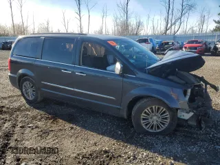 2016 Chrysler Town & Country Touring-L with VIN 2C4RC1CG3GR208581, listed as a Copart auction lot 80206744 with 0 mi miles and Salvage Title. Bid and sale history available at carsss.com. Image 4.