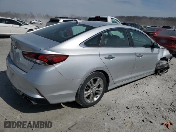 2018 Hyundai Sonata SEL with VIN 5NPE34AF0JH709281, listed as a Copart auction lot 48797735 with 96,482 mi miles and Salvage Title. Bid and sale history available at DreamBid. Image 3.