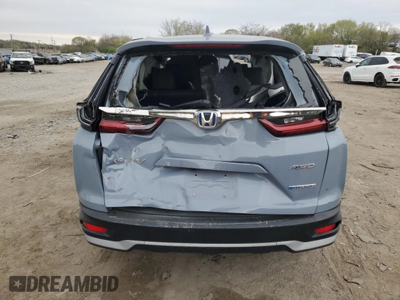 2022 Honda CR-V EX-L with VIN 5J6RT6H85NL005805, listed as a Copart auction lot 52603345 with 164,362 mi miles and Salvage Title. Bid and sale history available at DreamBid. Image 6.