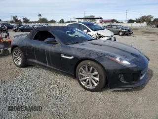 2014 Jaguar F-Type V6 with VIN SAJWA6E75E8K08403, listed as a Copart auction lot 42255455 with 45,292 mi miles and Salvage Title. Bid and sale history available at DreamBid. Image 4.