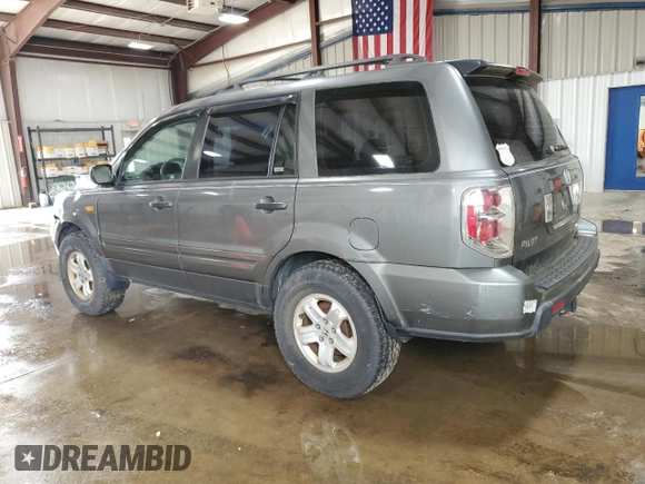2007 Honda Pilot LX z VIN 5FNYF18157B007168, wystawiony jako Copart lot #57458405 z przebiegiem 225 139 mil mil oraz Czysty tytuł • Clean title. Historia ofert i sprzedaży dostępna na DreamBid. Obrazek 2.