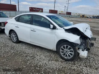 2019 Nissan Sentra SV with VIN 3N1AB7AP9KY414604, listed as a Copart auction lot 51611785 with 0 mi miles and Clean Title. Bid and sale history available at carsss.com. Image 4.