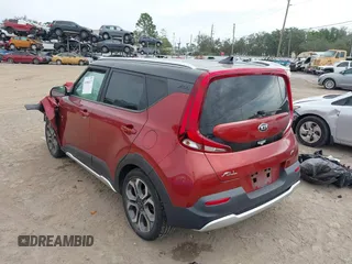 2020 Kia Soul LX with VIN KNDJ23AU8L7002544, listed as a IAAI auction lot 41466117 with 1 mi miles. Bid and sale history available at carsss.com. Image 3.