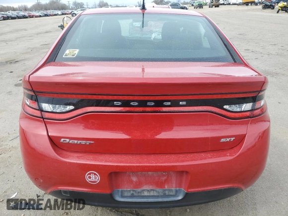 2013 Dodge Dart SXT with VIN 1C3CDFBA1DD194597, listed as a Copart auction lot 51122935 with 115,150 mi miles and Salvage Title. Bid and sale history available at carsss.com. Image 6.