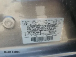 2015 Nissan Versa SV with VIN 3N1CN7AP2FL953150, listed as a Copart auction lot 61594975 with 105,951 mi miles and Salvage title. Bid and sale history available at DreamBid. Image 12.