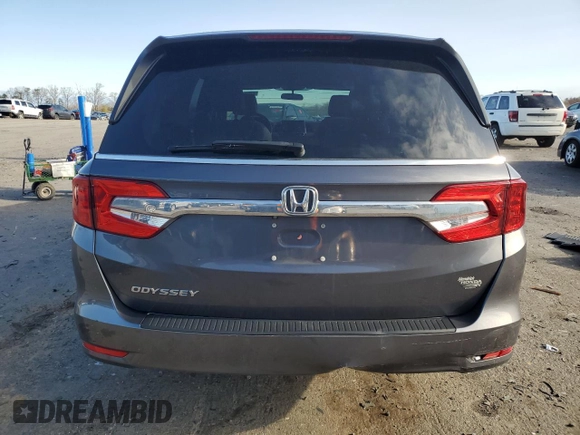 2019 Honda Odyssey LX with VIN 5FNRL6H25KB137852, listed as a Copart auction lot 47697705 with 73,529 mi miles and Salvage Title. Bid and sale history available at DreamBid. Image 6.