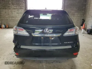 2012 Lexus RX 450h with VIN JTJBC1BAXC2432788, listed as a Copart auction lot 58899685 with Not provided miles and Salvage title. Bid and sale history available at DreamBid. Image 6.