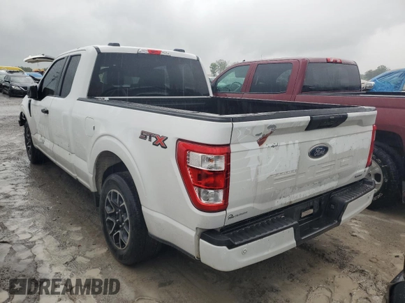 2023 Ford F-150 XL with VIN 1FTEX1CP3PKD50009, listed as a Copart auction lot 59509115 with 90,138 mi miles and Salvage title. Bid and sale history available at DreamBid. Image 2.