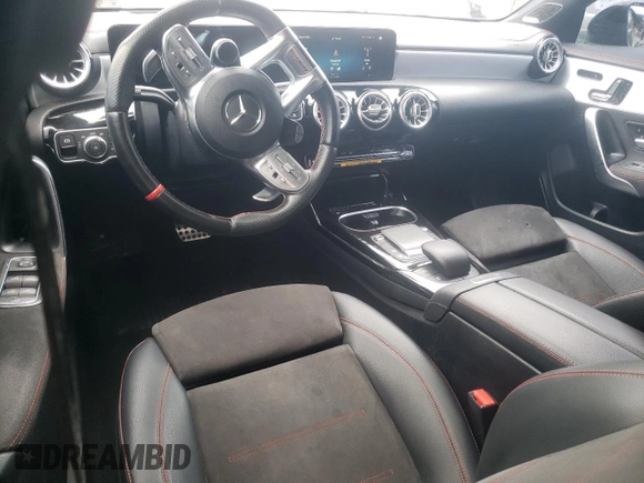 2021 Mercedes-Benz CLA 45 AMG with VIN W1K5J5DB5MN179887, listed as a Copart auction lot 70479254 with Not Provided miles and Salvage Title. Bid and sale history available at DreamBid. Image 8.