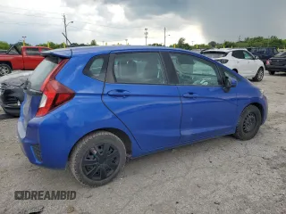 2017 Honda Fit LX with VIN 3HGGK5H55HM703996, listed as a Copart auction lot 61653735 with 77,028 mi miles and Salvage title. Bid and sale history available at DreamBid. Image 3.