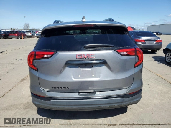 2020 GMC Terrain SLE with VIN 3GKALMEV4LL282954, listed as a Copart auction lot 49306345 with 72,599 mi miles and Salvage Title. Bid and sale history available at DreamBid. Image 6.