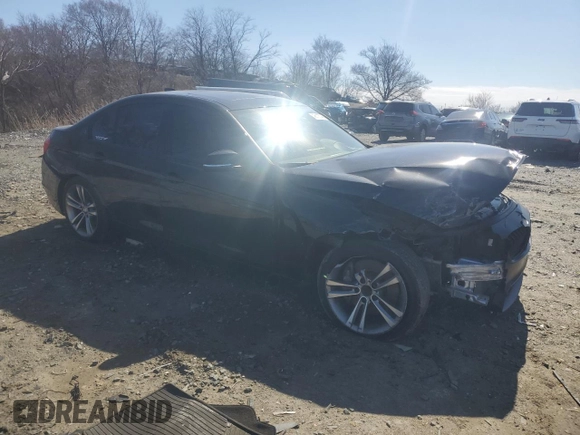2013 BMW 3 Series 335i with VIN WBA3A9C50DF477081, listed as a Copart auction lot 48116745 with 0 mi miles and Salvage Title. Bid and sale history available at carsss.com. Image 4.