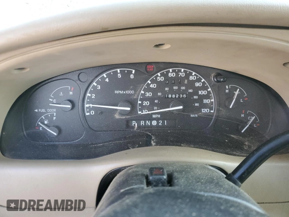 2003 Ford Ranger XL Fleet with VIN 1FTYR44U23PB53942, listed as a Copart auction lot 53187205 with 188,236 mi miles and Clean Title. Bid and sale history available at carsss.com. Image 9.