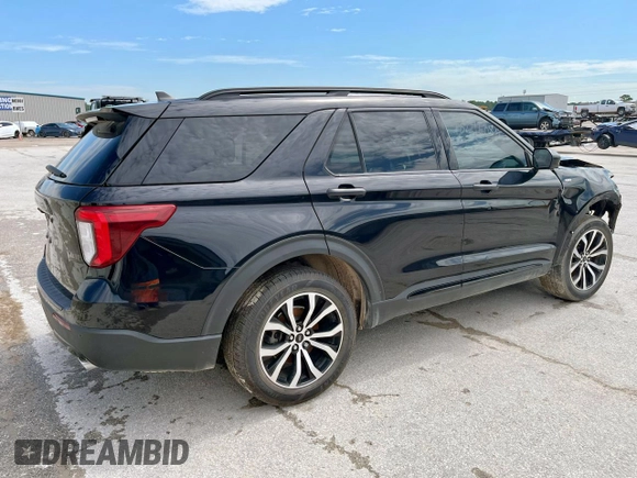 2022 Ford Explorer ST-Line z VIN 1FMSK7KH8NGA86473, wystawiony jako Copart lot #59979545 z przebiegiem 61 412 mil mil oraz Szkoda całkowita • Salvage title. Historia ofert i sprzedaży dostępna na DreamBid. Obrazek 3.
