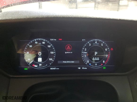 2019 Land Rover Range Rover Velar S with VIN SALYB2EX0KA798701, listed as a Copart auction lot 73707614 with 65,437 mi miles and Salvage Title. Bid and sale history available at carsss.com. Image 9.