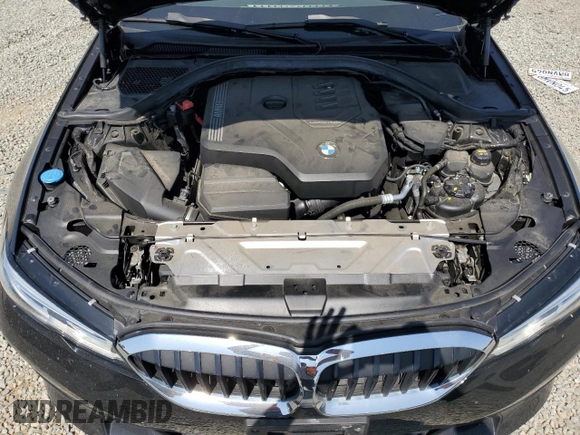 2020 BMW 3 Series 330i with VIN WBA5R1C05LFH45373, listed as a Copart auction lot 62196625 with 37,732 mi miles and Salvage title. Bid and sale history available at DreamBid. Image 11.