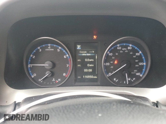 2017 Toyota RAV4 XLE with VIN 2T3WFREV4HW322231, listed as a Copart auction lot 49833065 with 116,950 mi miles and Salvage Title. Bid and sale history available at DreamBid. Image 9.