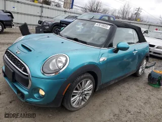 2017 MINI Convertible Cooper S with VIN WMWWG9C34H3C82363, listed as a Copart auction lot 47818655 with 99,405 mi miles and Salvage Title. Bid and sale history available at carsss.com. Image 1.
