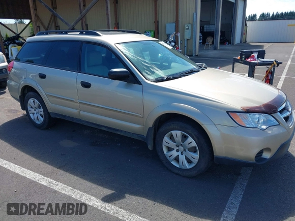 2009 Subaru Outback with VIN 4S4BP60C197328755, listed as a IAAI auction lot 42405124 with 208,898 mi miles and . Bid and sale history available at DreamBid. Image 1.